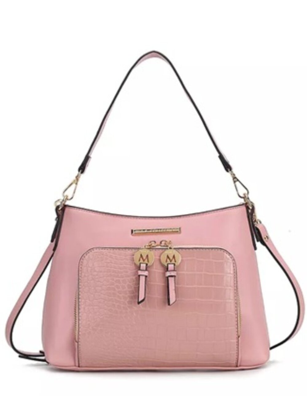 MKF Collection Anayra Vegan Leather Hobo Shoulder Bag Purse by Mia K Rose New